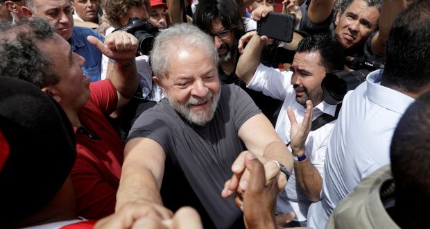 Brazil’s former President Luiz Inacio Lula da Silva. File photograph: Ricardo Moraes/File Photo