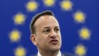 Taoiseach  Leo Varadkar told the European Parliament Ireland is committed to EU membership, wants to help shape the debate and is willing to pay more for agreed policies.  Photograph: Jean-Francois Badias/AP