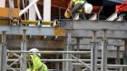 Building firms spent about 35 per cent less on UK goods and services in November