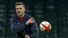 Wales’ centre Scott Williams  during  training  in Cardiff. “I am fortunate enough to have played in this competition a few times, and know how important the first game is in giving you something to build on.”  Photograph: Getty Images