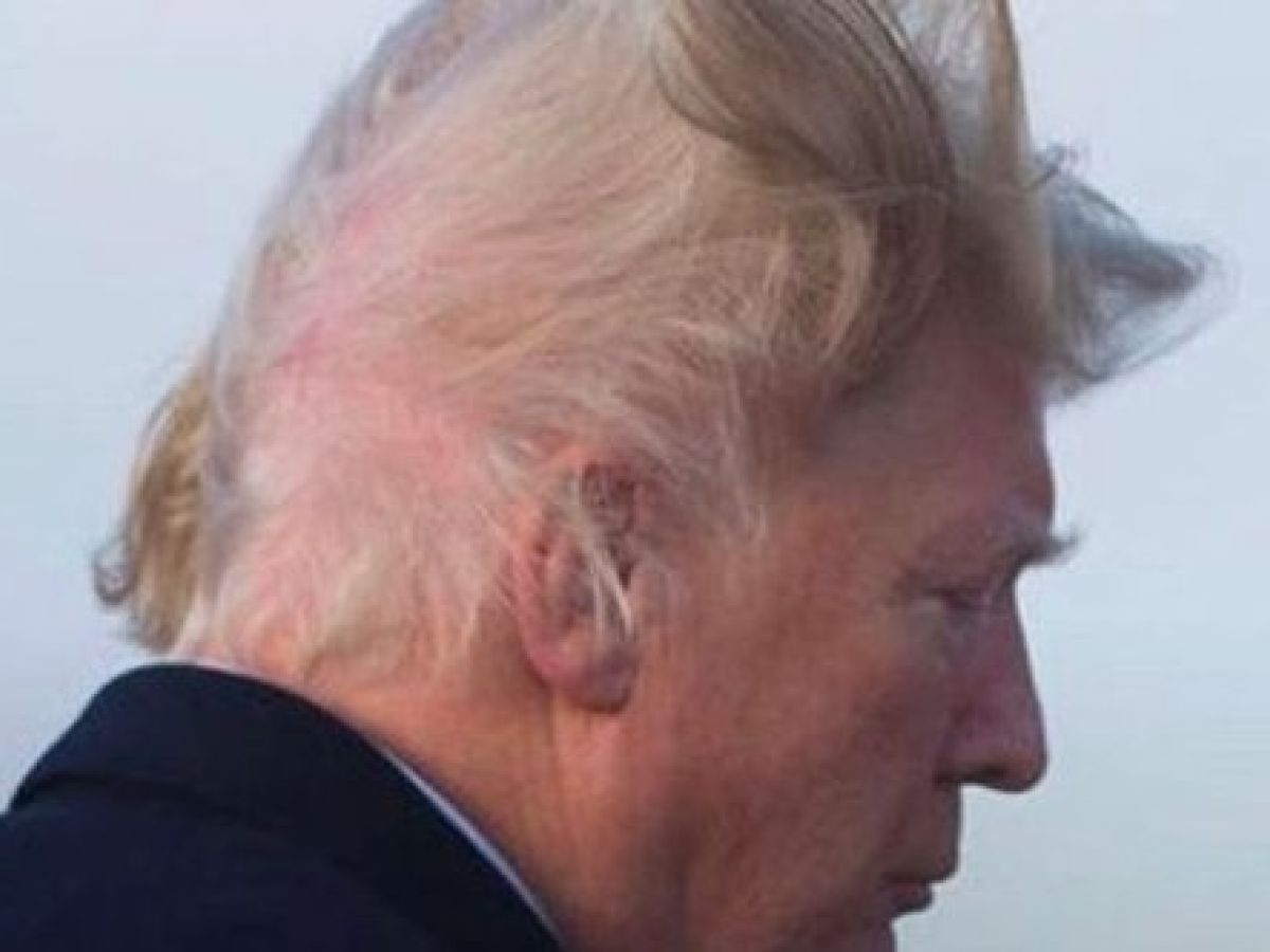 When can we get back to Donald Trump's hair? Image