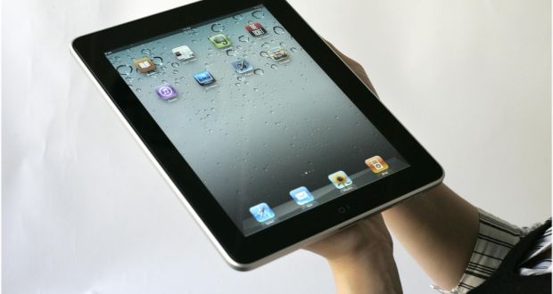 Giving school students access to iPads, laptops or e-books in the classroom appears to hurt their learning, new research indicates. File photograph: Dara Mac Dónaill/The Irish Times