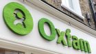 An Oxfam store in London, as the charity faced crisis talks with the British government on Monday. Photograph: Nick Ansell/PA Wire