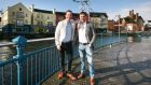 Brothers Fergal and Kevin Quinn, co founders of Hen and Stag Sligo: the business brings €4 million to the town, says Bloomberg. Photograph: Brian Farrell