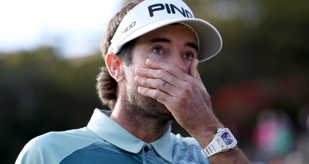 Bubba Watson: back up to 44th place in the world and looking forward to the Masters at Augusta where he has won twice. Photograph:  Dylan Buell/Getty Images