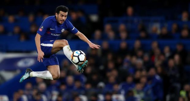 Pedro: “We can create chances . . . We can be confident. If you start with fear, that hands it to Barça.” Photograph: Catherine Ivill/Getty Images