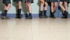 Surveys indicate that pupils in all-girls schools are more likely to feel exam stress and feel negative towards school. Photograph: Getty Images