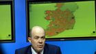 Minister for Communications Denis Naughten announcing details of the National Broadband Plan. The recent withdrawal of Eir from the Government’s procurement process, has raised questions over the competitiveness of the tender. File photograph: Cyril Byrne/The Irish Times