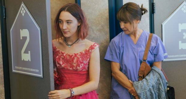 Saoirse Ronan and Laurie Metcalf in “Lady Bird”