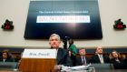 Jerome Powell, chairman of the Federal Reserve, testifying before the  house financial services committee   in Washington on Tuesday. Photograph: Getty Images