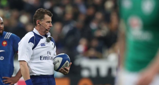  Nigel Owens will officiate for Munster’s Champions Cup quarter-final against three-time tournament winners Toulon.