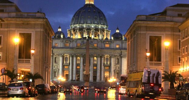  St Peter’s in Rome:  grass roots faith practice  mirrors the early church when the first Judaic Christians started to draw together. Photograph: Cyril Byrne 