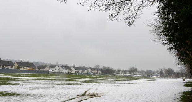 A view of a park in Ballybrack, Co Dublin, during the recent snow. Photograph: Dara Mac Dónaill 