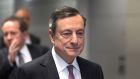 Mario Draghi, president of the European Central Bank. A key indicator for the ECB is wage increases and a deal last month between German union IG Metall and employers for a 4.3 per cent rise over 27 months will have been seen as some evidence of a return to normal earnings growth.
