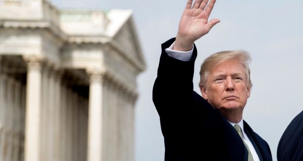 President Donald Trump: accelerated gap in wealth unleashed a backlash against the political establishment in Europe and the US. Photograph: Michael Reynolds