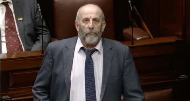 Independent TD Danny Healy-Rae argued if the Eighth Amendment is repealed, unborn babies won’t stand a chance. Image: Oireachtas TV