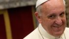 Pope Francis: the reaction is so muted that the closest thing to a wholehearted welcome comes from RTÉ’s resident religious sceptic, Ray D’Arcy. Photograph: Claudio Peri/Pool/AP Photo
