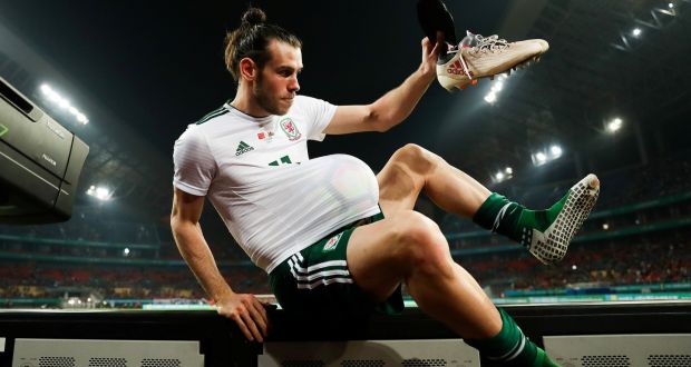 Gareth Bale’s hat-trick helped Wales to a 6-0 win over China. Photograph: Reuters