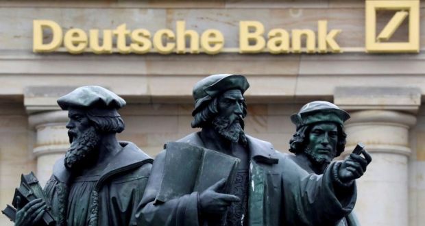 Deutsche Bank shares have fallen about 29 per cent this year. Photograph: Kai Pfaffenbach/Reuters