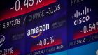 Amazon fell more than 5 per cent after reports that president Donald Trump was looking to target the company by changing its tax treatment. 
