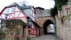 Gateway to castle Marburg