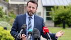 SDLP leader Colum Eastwood was coy on suggestions of a future relationship with Fianna Fáil. Photograph: Niall Carson/PA Wire