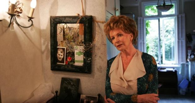  Edna O’Brien  at her home in London in 2006: “Writing isn’t elitist: it’s the deepest thing we have. It’s as essential as breathing.” Photograph: Frank Miller