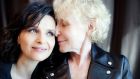Claire Denis with Juliette Binoche, who stars in her latest film Let The Sunshine In