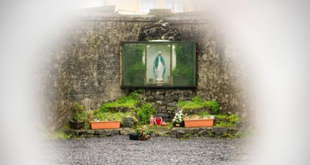 Tuam babies: an altar at the Co Galway burial ground. Photograph: Barry Cronin 