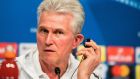 Bayern Munich’s head coach Jupp Heynckes:  “I came back at a very old age and now I have the privilege of being successful again, reaching a semi-final and possibly going through to the final.” Photograph: Lukas Barth/EPA