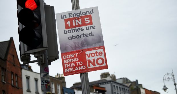 An anti-abortion poster in Dublin: people have real problems with abortion that cannot be wished away. Photograph: Clodagh Kilcoyne/Reuters