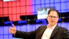Michael Dell speaking at the Web Summit in Dublin in 2015. Photograph: Eric Luke / The Irish Times