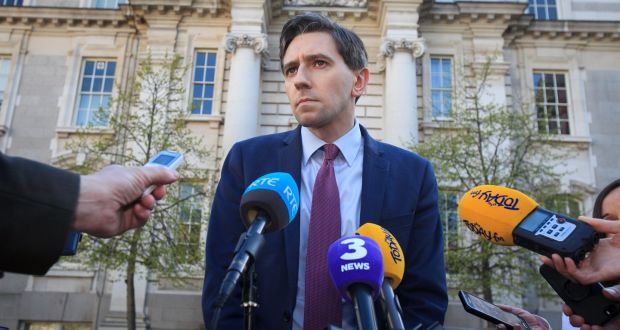 Minister for Health Simon Harris  speaking to media on the CervicalCheck controversy, which began with revelations in the High Court that Limerick woman Vicky Phelan was not informed about an incorrectly reported 2011 smear test until 2017. Photograph: Gareth Chaney/ Collins