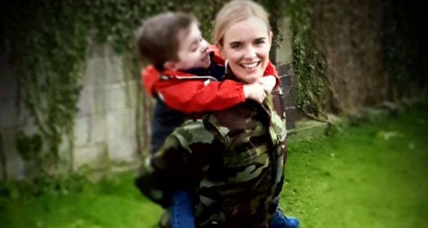 Aoife Curran, with son Oliver (3)