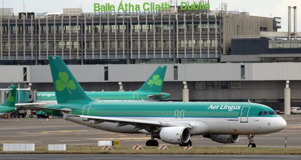 There were 14,390 flights between Dublin Airport and London Heathrow in the year to February 2018, making it the busiest air route in Europe.  Photograph: Paul Faith/AFP/