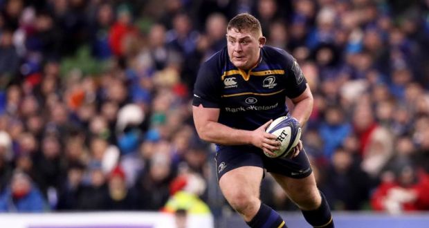 Leinster’s Tadgh Furlong: “Don’t get too carried away by the highs,  but don’t get too carried away by the lows either.” Photograph: Tommy Dickson/Inpho