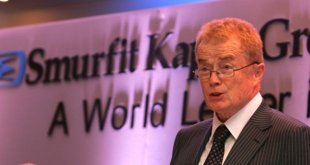 Smurfit Kappa chairman Liam O’Mahony said the IP bid “entirely fails to value the group’s intrinsic business worth and prospects”. Photograph: Cyril Byrne