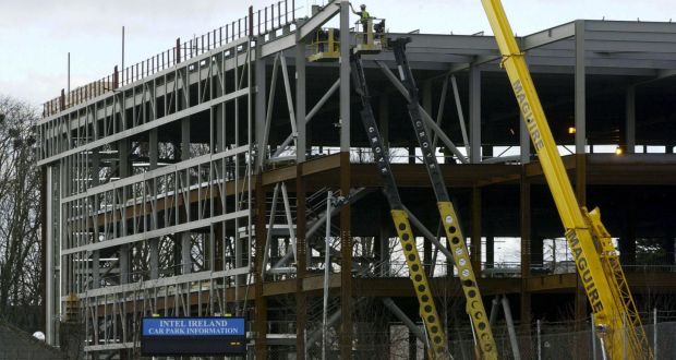 Activity in the commercial construction sector rose at its fastest level in 11 months in April. Photograph: Alan Betson 
