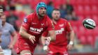 Munster-bound Tadgh Beirne has been named secondrow for Scarlets. Photograph: Billy Stickland/Inpho