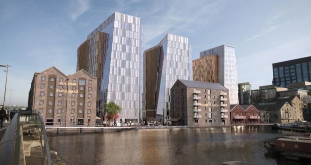 The planned new development by Google on the Boland’s Quay site