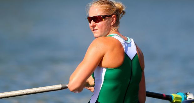 Sanita Puspure secured her place in Ireland side at the trial at the National Rowing Centre. Photograph: Inpho