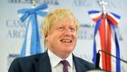 British foreign secretary Boris Johnson, who took a phone call from two Russian pranksters, one of whom posed as the prime minister of Armenia. Photograph: Pablo E Piovano/Bloomberg