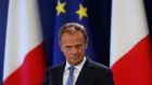  European Council president Donald Tusk’s blunt warning that the EU can be either a pawn or an independent actor in this new world politics is a remarkable shot across the bows of those who say Trump and Brexit are electorally reversible. Photograph: Reuters