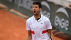 Novak Djokovic is into the fourth round of the French Open. Photograph: Christophe Archambault/AFP