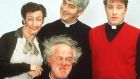 The original ‘Father Ted’ cast. The show’s co-creator has confirmed a ‘Father Ted’ musical is on the way. 