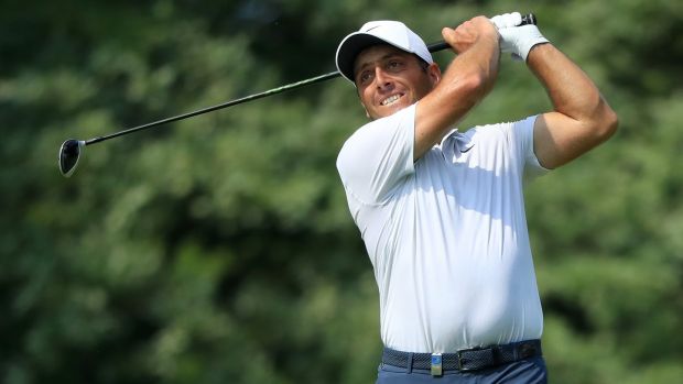 Francesco Molinari missed out by a stroke in Italy. Photograph: Andrew Redington/Getty