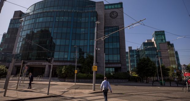 Dublin’s IFSC. A new study estimates that foreign multinationals shifted $106 billion   of corporate profits to Ireland in 2015. Photograph: Jason Alden/Bloomberg