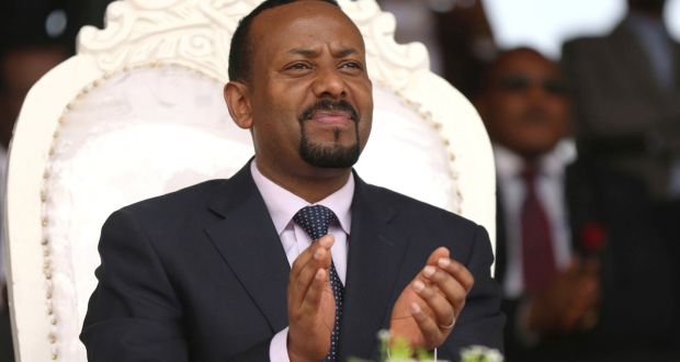 Ethiopia’s newly elected prime minister Abiy Ahmed: widely seen as a reformer.  Photograph: Tiksa Negeri