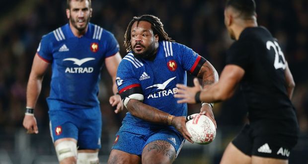  Mathieu Bastereaud will captain France against New Zealand on Saturday. Photograph: Anthony Au-Yeung/Getty Images