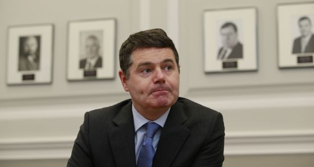 Minister for Finance Paschal Donohoe: cannot claim he has no cash  and so raising new revenues is a politically fraught exercise. Photograph Nick Bradshaw